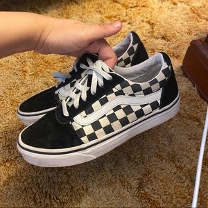 Checkered Vans